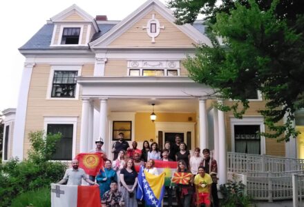 Group in front of the ITD House